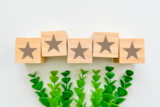 口コミのイメージ 星5つ