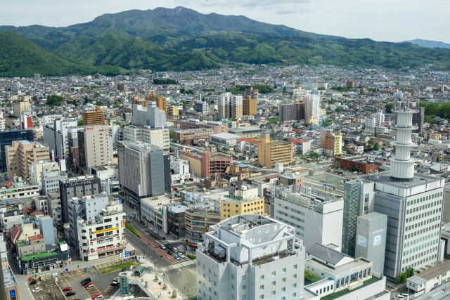 山形市の眺望