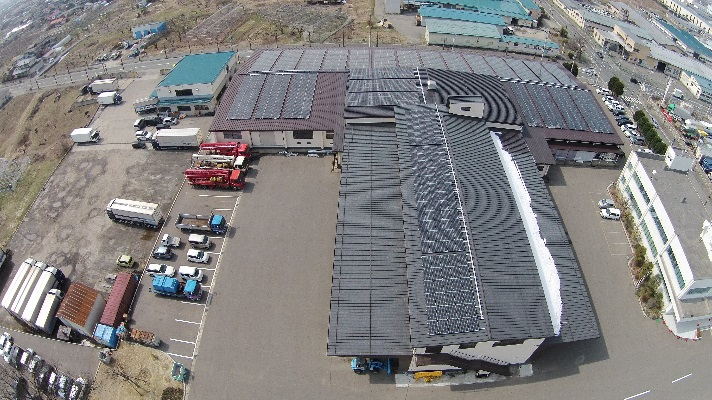 山形発電所(山形県山形市)施工写真